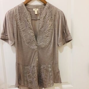 Anthropologie top by TINY